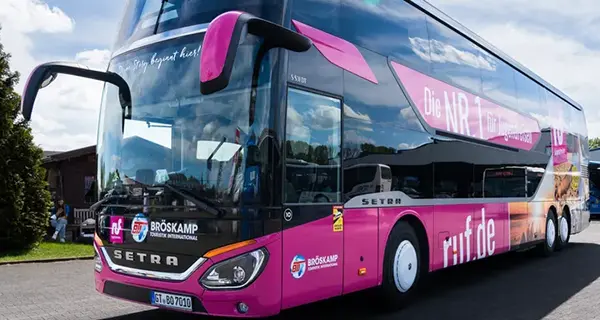 Anreise mit dem ruf Bus